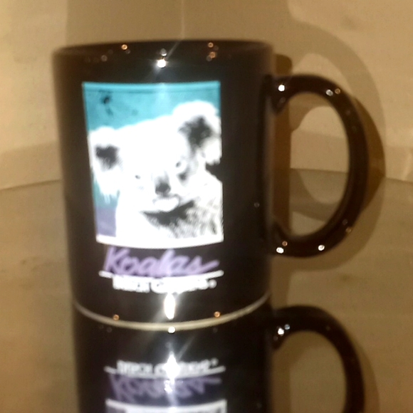 Vintage. Koalas Busch Gardens Black Coffee Mug β - Picture 7 of 8